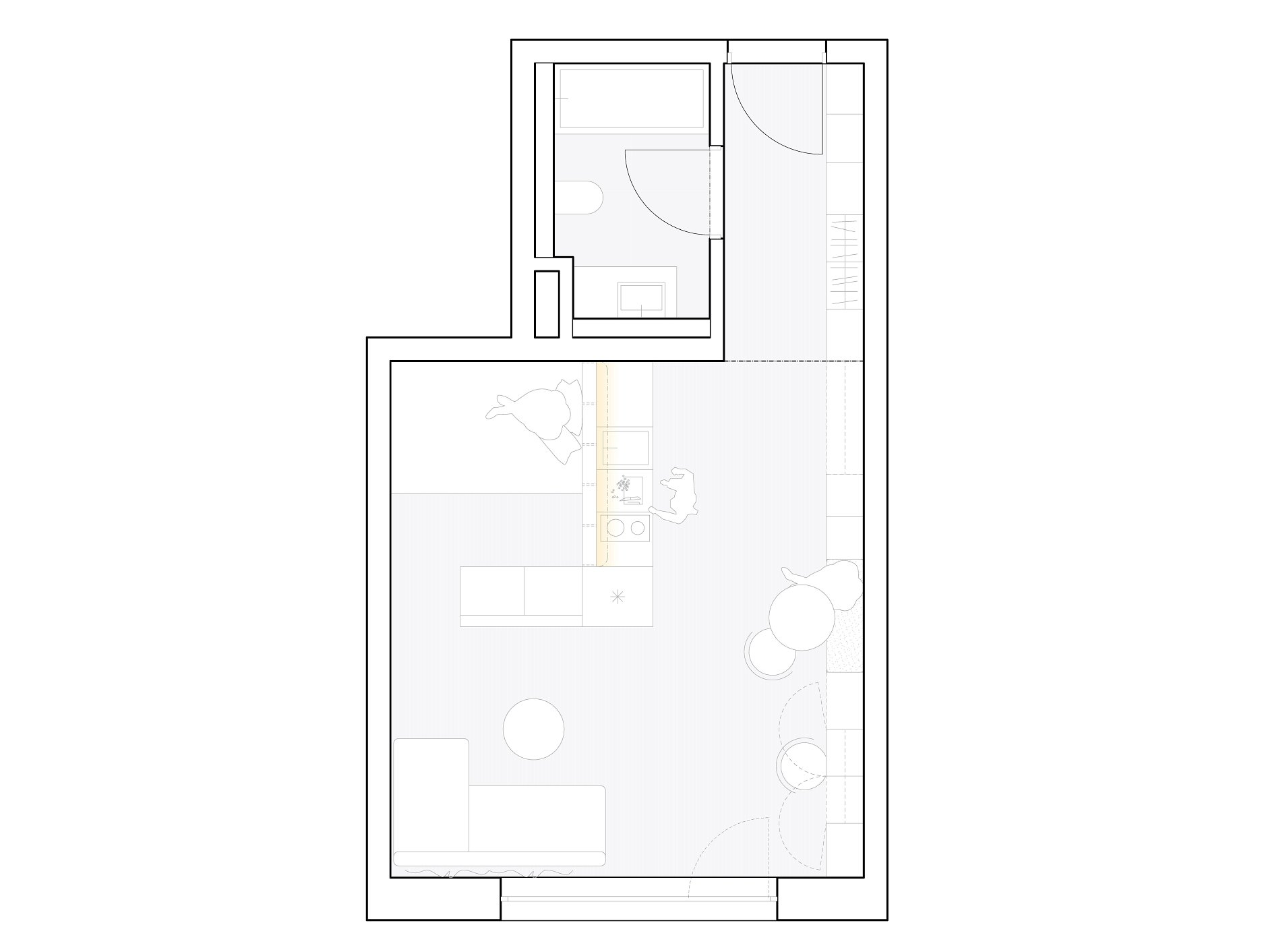 Pôdorys - navrhovaný stav