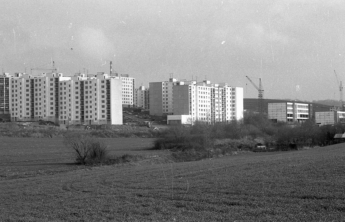 Trenčín – Juh v prvých rokoch výstavby, 1978, Zdroj: Lucia M. Tóthová