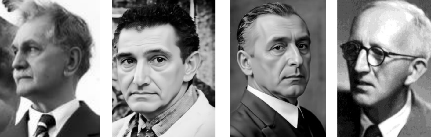 autori pamätníka : sochár Bohumil Kafka, maliar Jaroslav Jareš, architekti Kamil Roškot, Vojtěch Šebor   