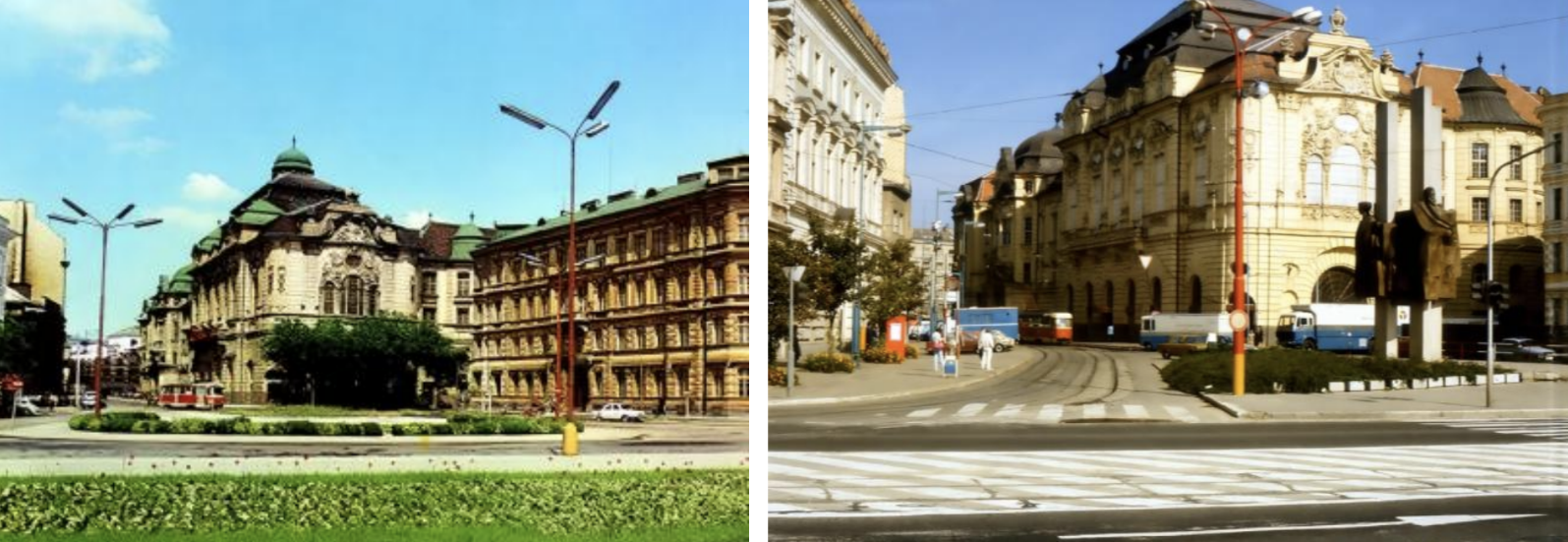 Rooseweltovo námestie (do 1972) a Námestie Ľudovíta Štúra (od 1972 dodnes)