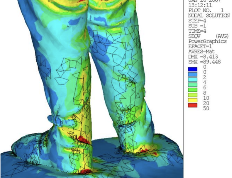 Pevnosť stien bola kontrolovaná počítačom na VUT Brno