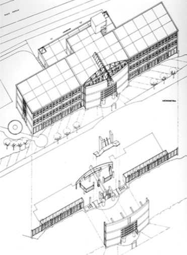 Obchodný dom Prior, Svit – rekonštrukcia a dostavba, 1987, Autor: F. Kalesný.