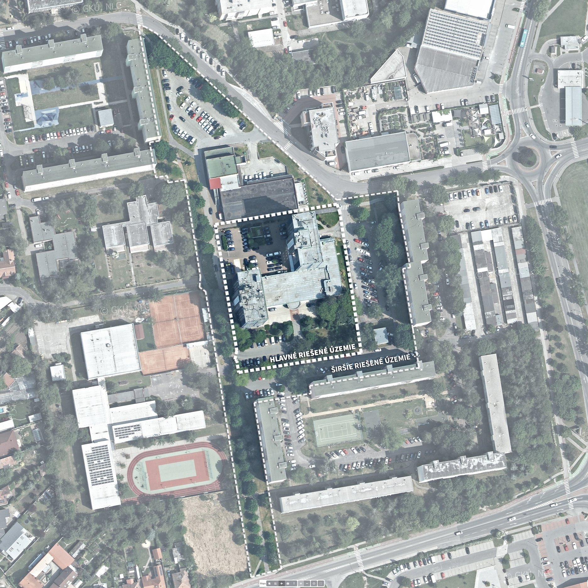 Hranica riešeného územia 