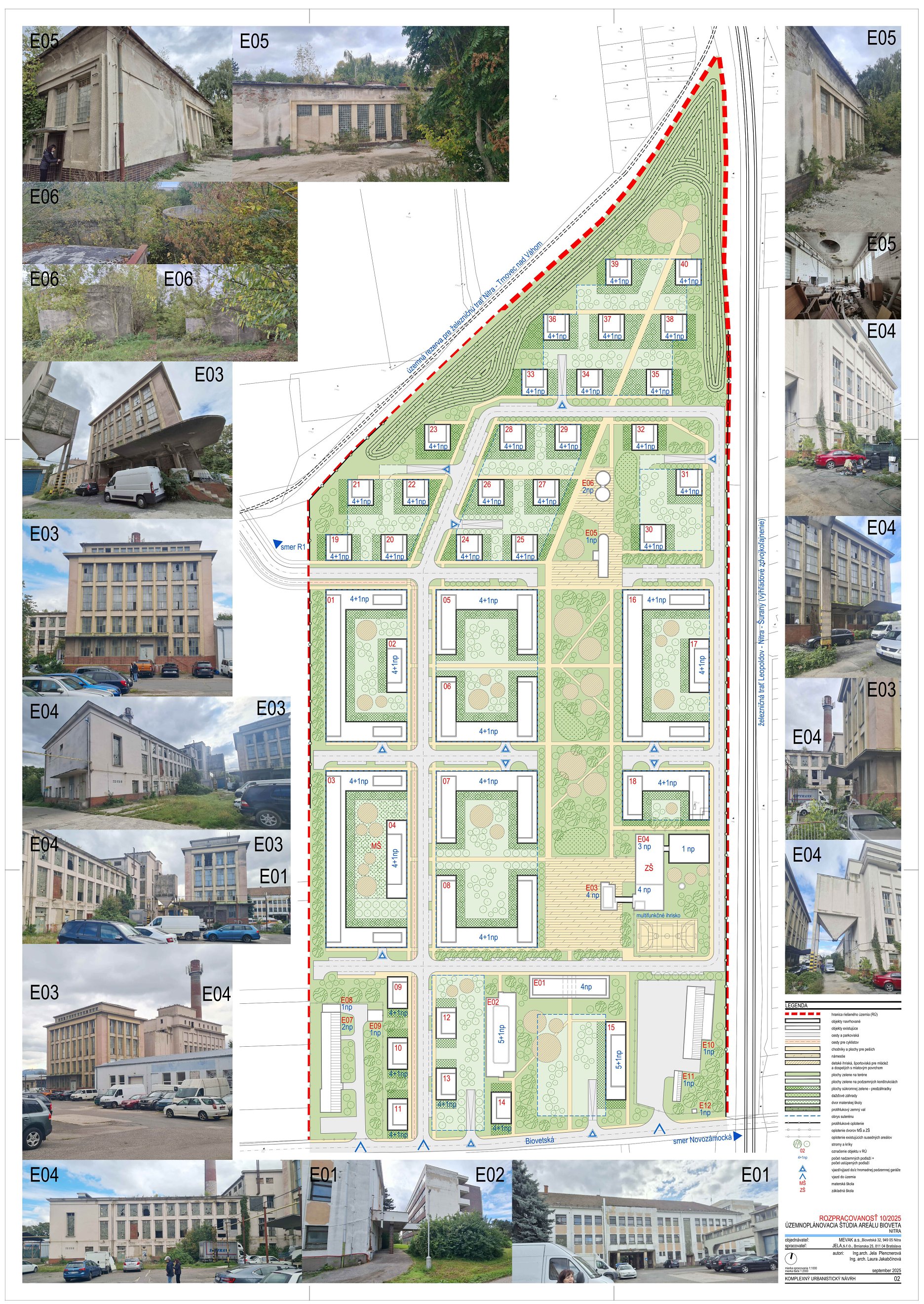 Územnoplánovacia štúdia areálu Mevak