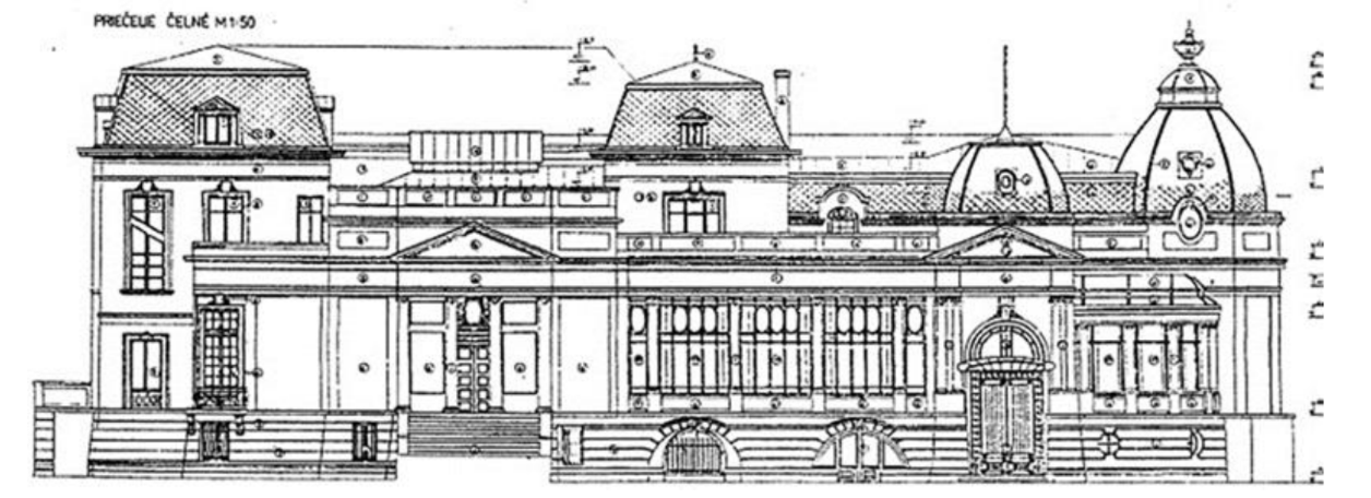 Rezidencia veľvyslanca Slovenskej republiky ,Bukurešť, Rumunsko, rekonštrukcia a interiér, 1996, Autor: F. Kalesný, spolupráca D. Ježková