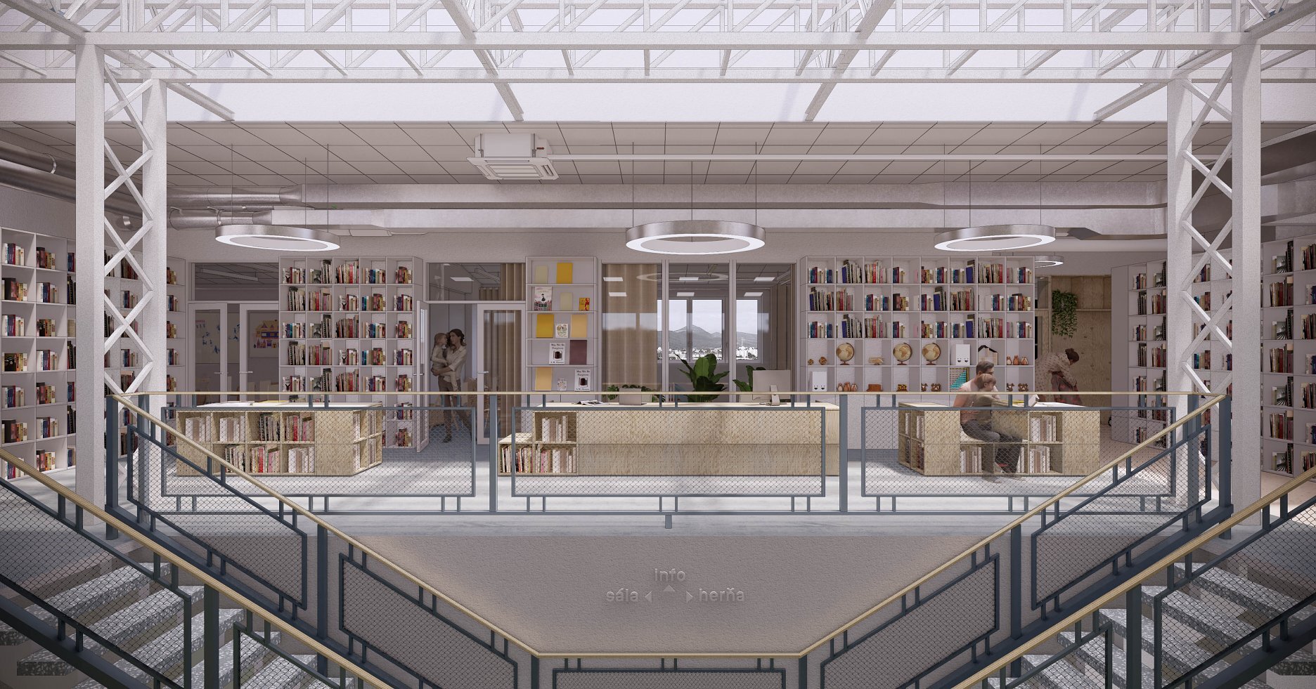 Obnova 2. poschodia Krajskej knižnice v Žiline - výsledky súťaže