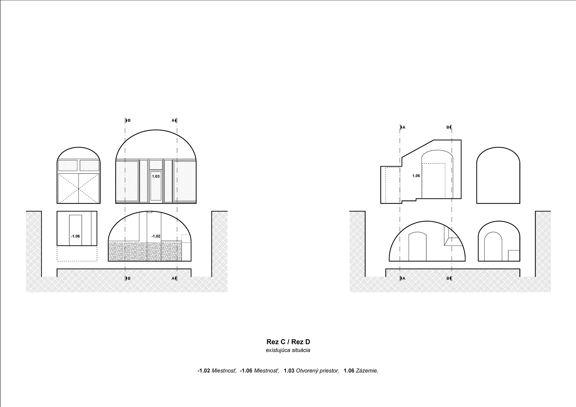 Rez C / D - východiskový stav