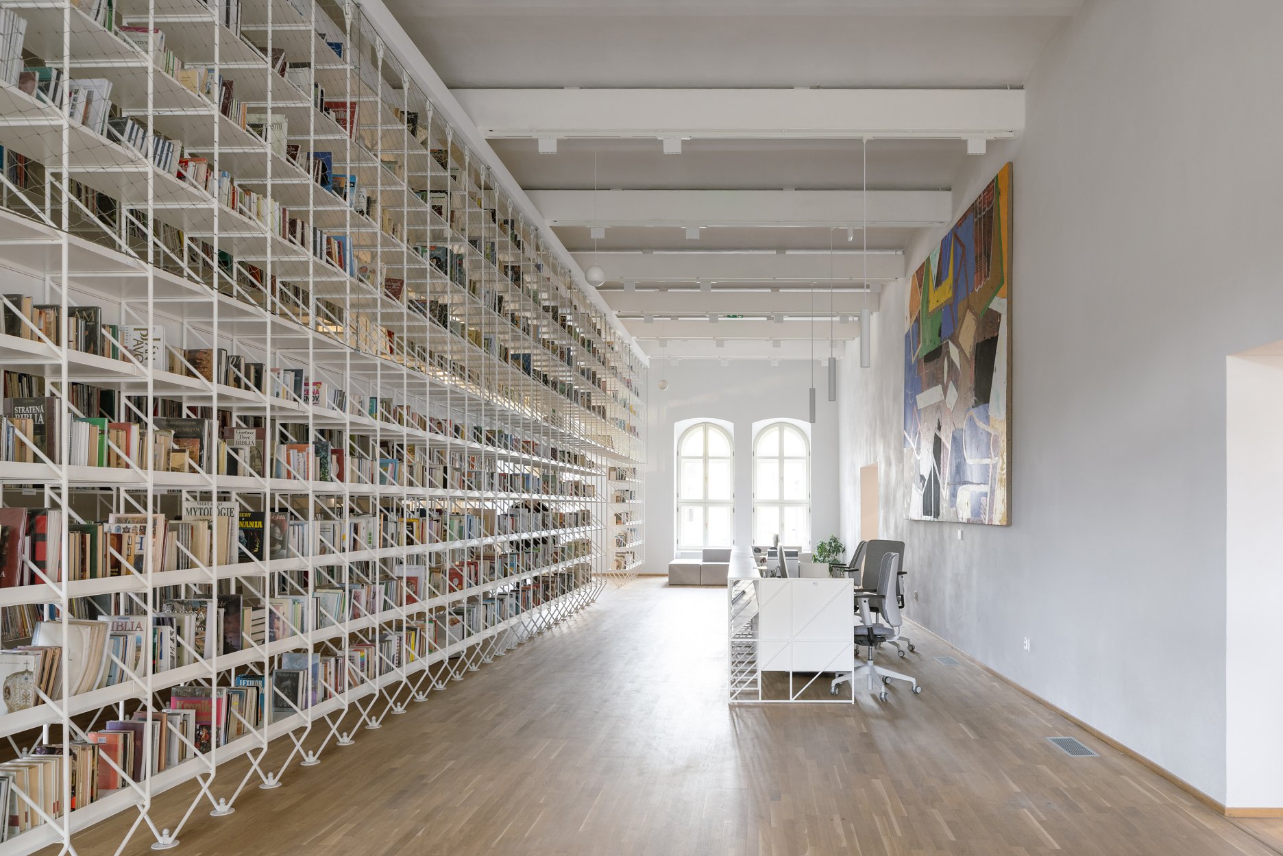 Interiér Krajskej knižnice P. O. Hviezdoslava v Prešove