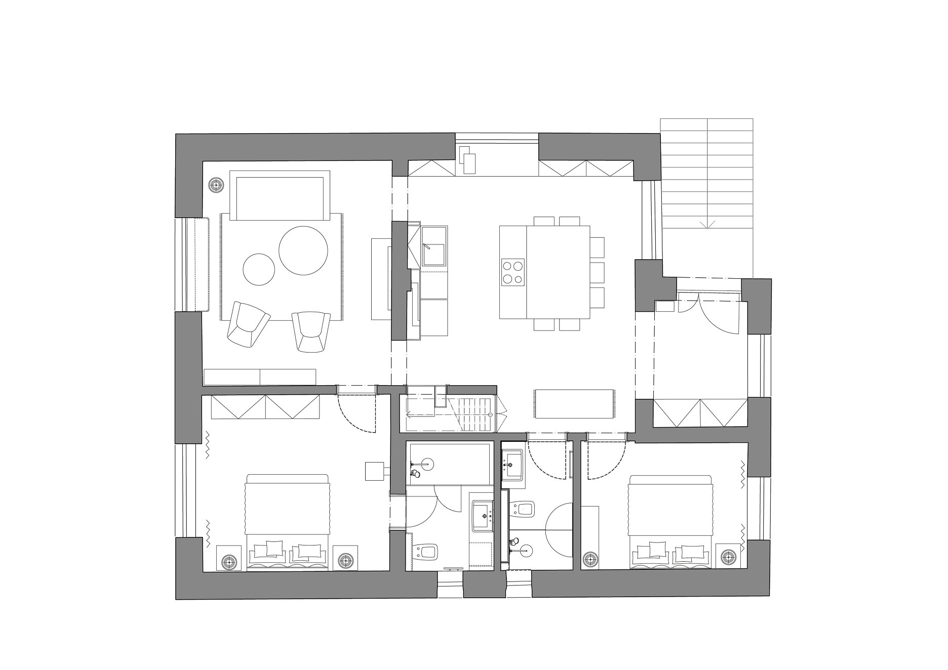 Pôdorys - nový stav