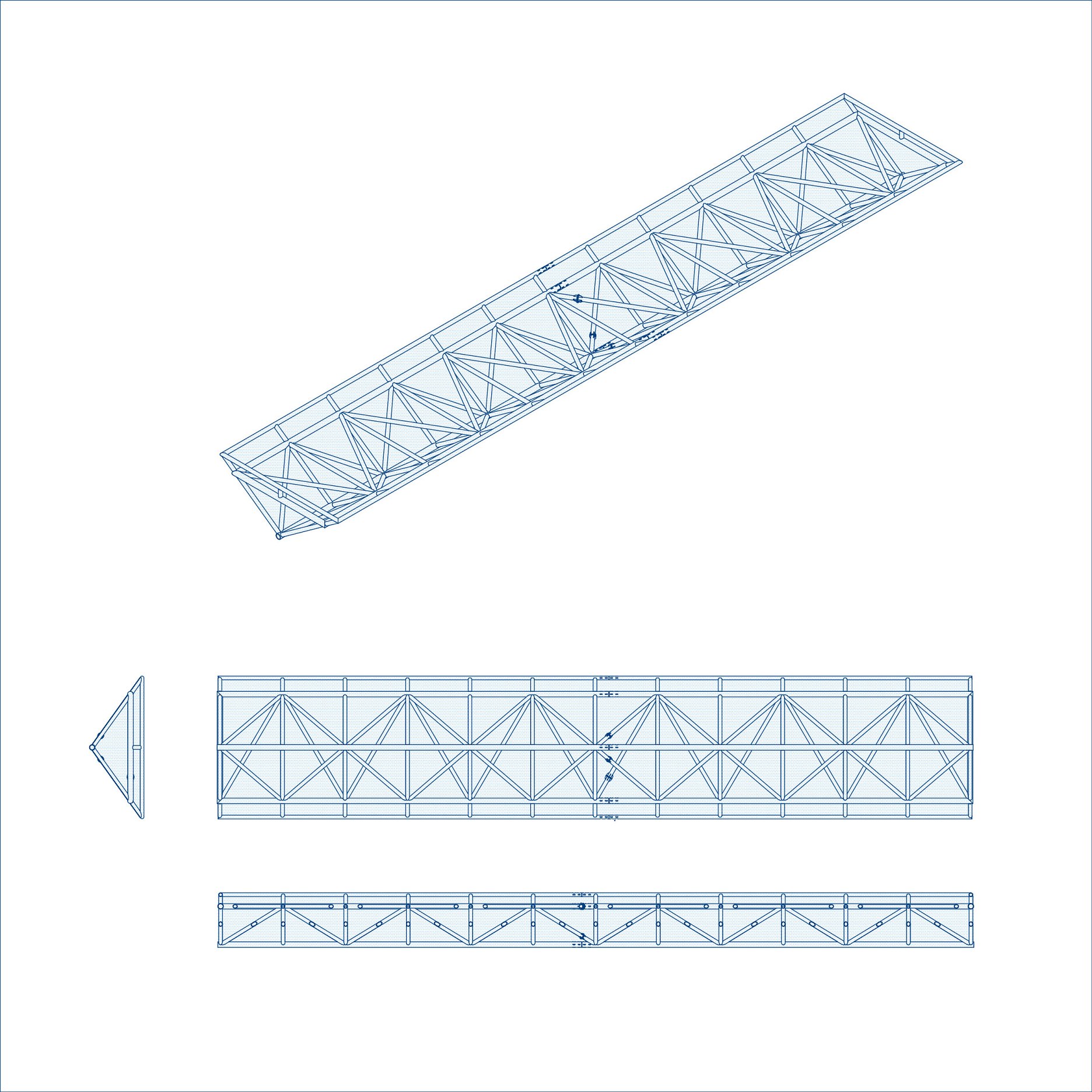 Konštrukčná schéma tieniaceho prvku