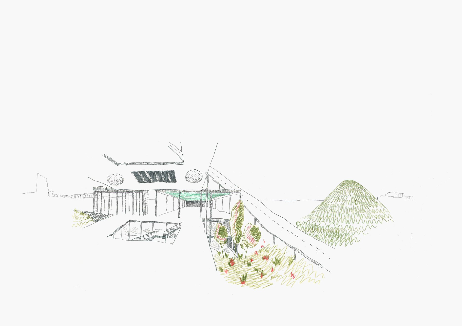 Skica z architektonickej súťaže