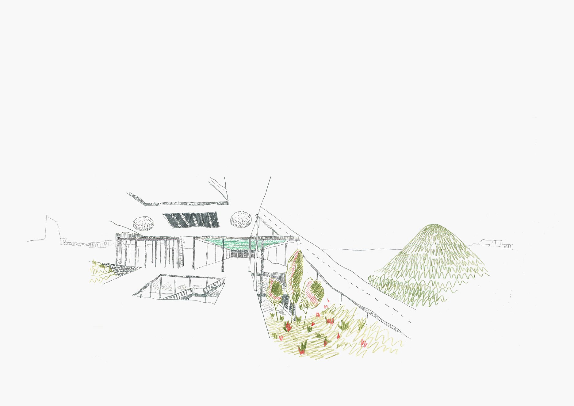 Skica z architektonickej súťaže