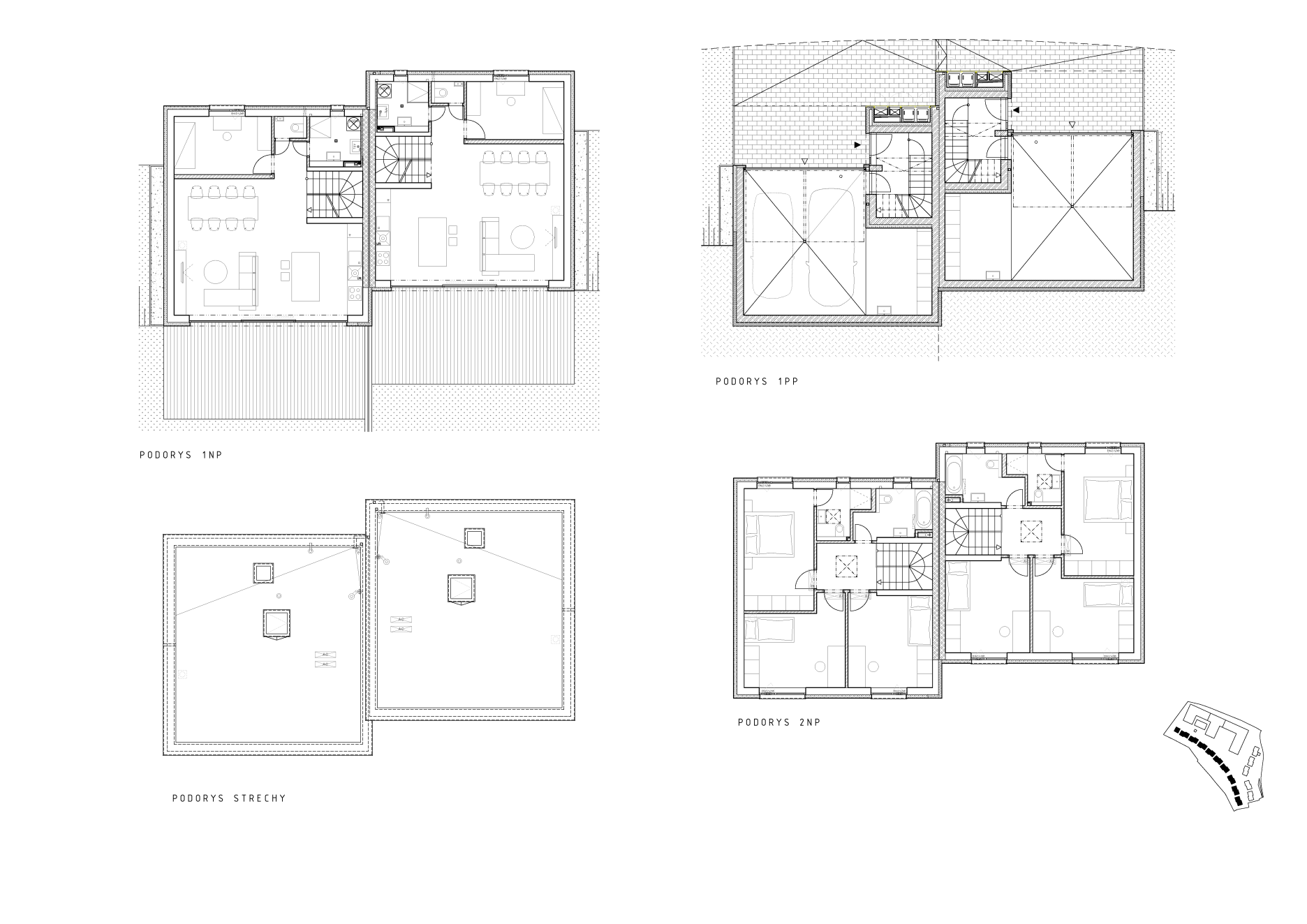 RD SO 04 - pôdorysy