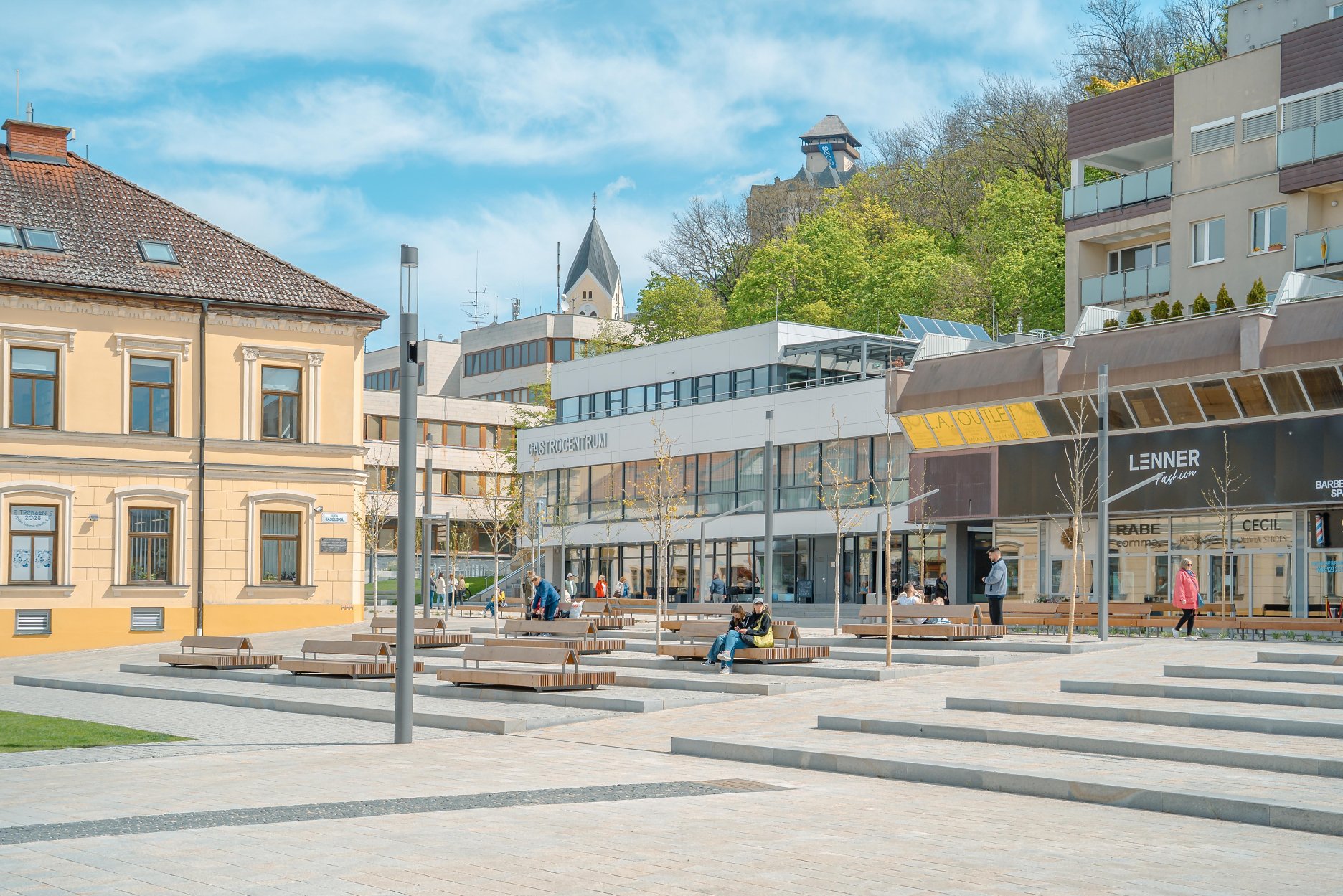 Divadelné schody slúžia pre oddych aj ako amfiteátrová scéna