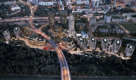 Víťazný návrh architektonicko-urbanistickej súťaže Southbank Bratislava