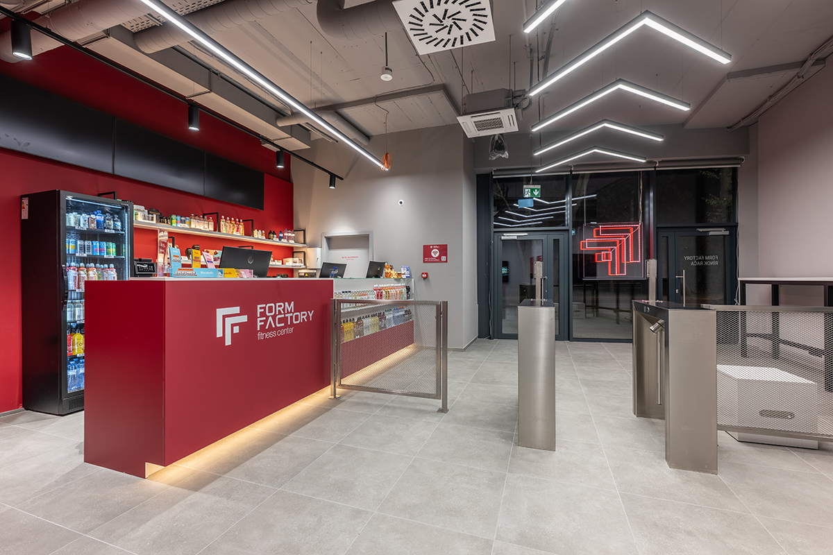 Realizácia fit out-u siete fitness | Zdroj: Techno box services