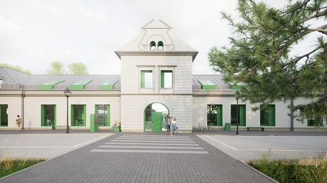 Návštevnícke centrum a administratívno-prevádzková budova Správy Národného parku Malá Fatra v obci Varín - architektonická štúdia