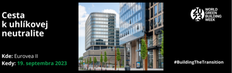 SKGBC pripravuje bohatý Týždeň zelených budov 2023