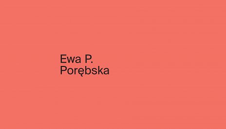 Reflexie architektúry 2023 - EWA P. PORĘBSKA (Architektura-Murator, Curator and Critic)