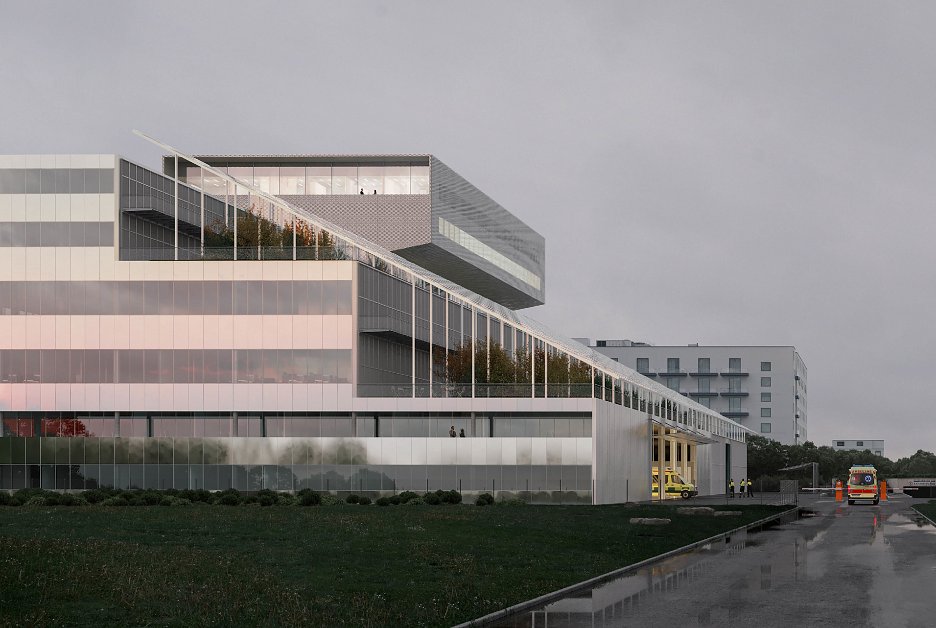 Administrativně-technická budova Zdravotnické záchranné služby - v medzinárodnej súťaži zvíťazil návrh slovenského ateliéru PLURAL