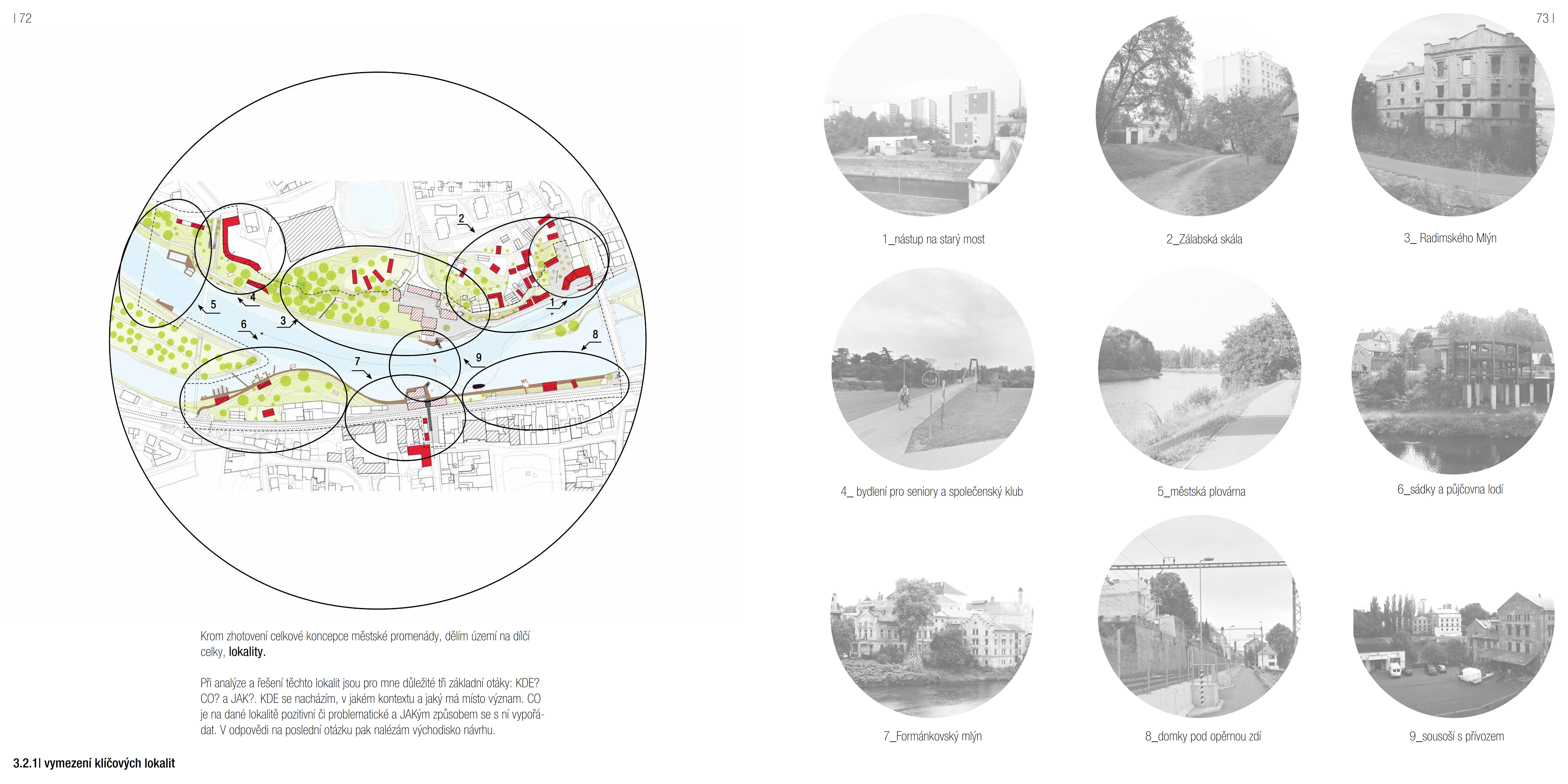  vymezení klíčových lokalit