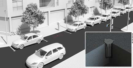 Senzory Fastprk vodičov dovedú k prázdnemu parkovaciemu miestu a mobilná aplikácia sa postará o platbu parkovného
