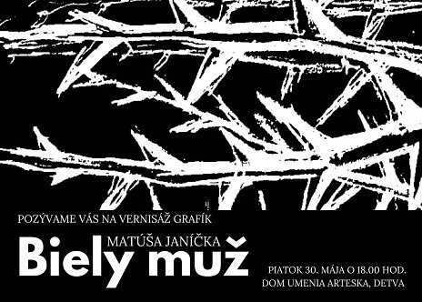 Matúš Janíček: Biely muž - vernisáž