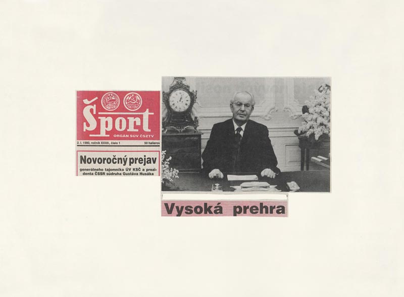 Július Koller: Vysoká prehra. 1980. SNG, Bratislava