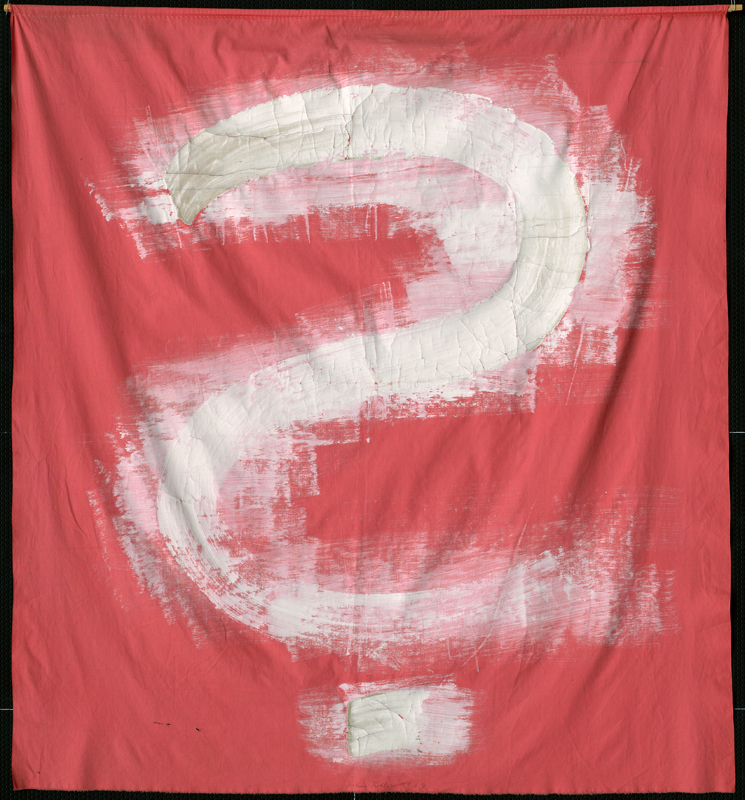 Július Koller: Otáznik; Anti-obraz. 1969. SNG, Bratislava