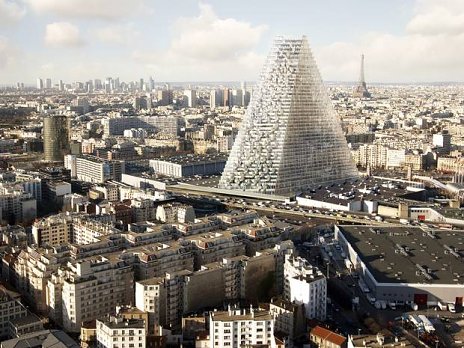 Členovia mestskej rady v Paríži hlasovali za Tour Triangle od ateliéru Herzog & de Meuron
