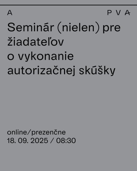 Seminár (nielen) pre žiadateľov o vykonanie autorizačnej skúšky