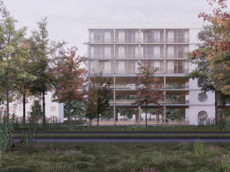 Garáže pre Bratislavu - sklad stavebného materiálu pre budúcnosť : diplomová práca nominovaná na Cenu profesora Jozefa Lacka