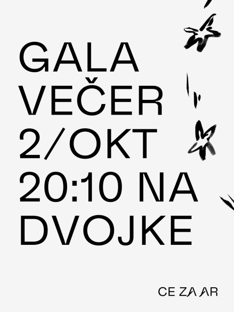GALAVEČER CE ZA AR 25
