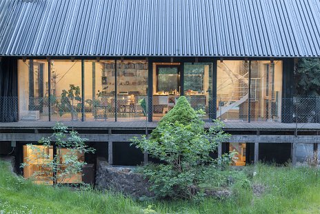 Prestavba chaty pri lese, Plavecký Štvrtok - Pieskovňa