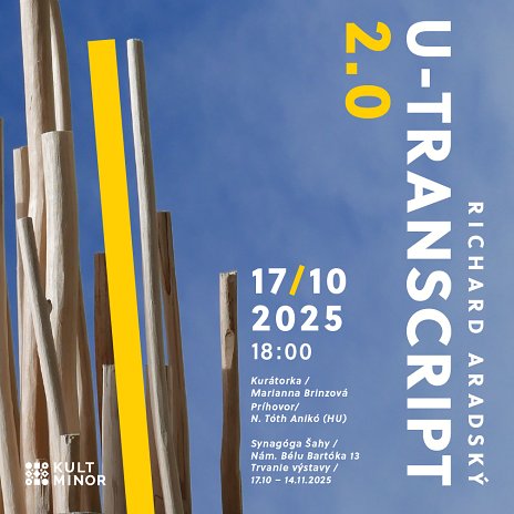 Richard Aradský/U – Transcript 2.0/vernisáž