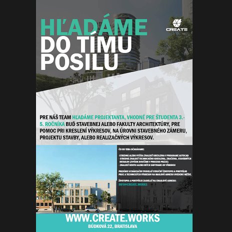 Hľadáme posilu do teamu