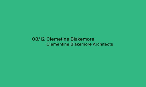 Reflexie architektúry 2025 / UK: Clementine Blakemore