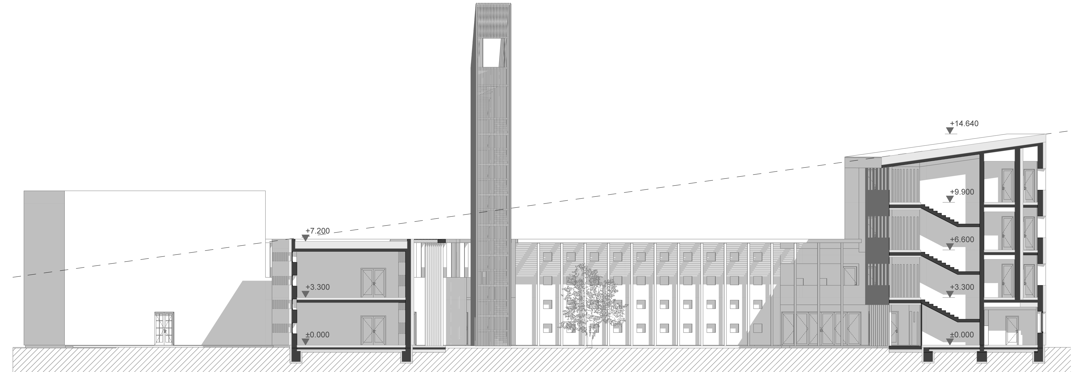 Priečny rezopohľad A-A´