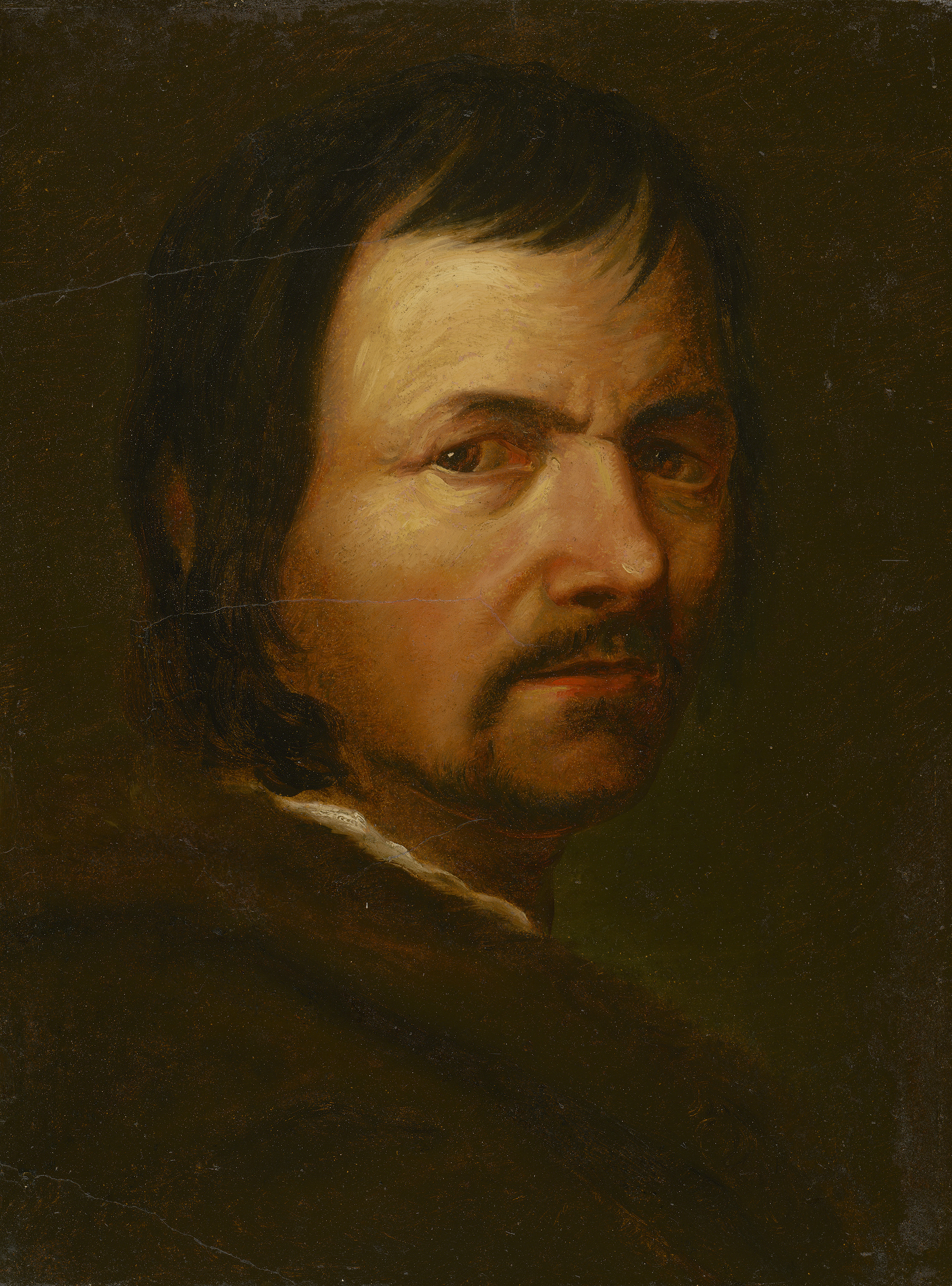 Ján Kupecký: Autorportrét. 1690 – 1700. SNG, Bratislava