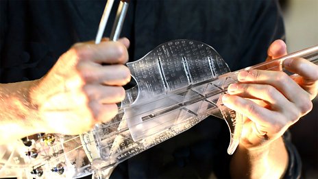 Design funkčných huslí vytlačených na 3D tlačiarni