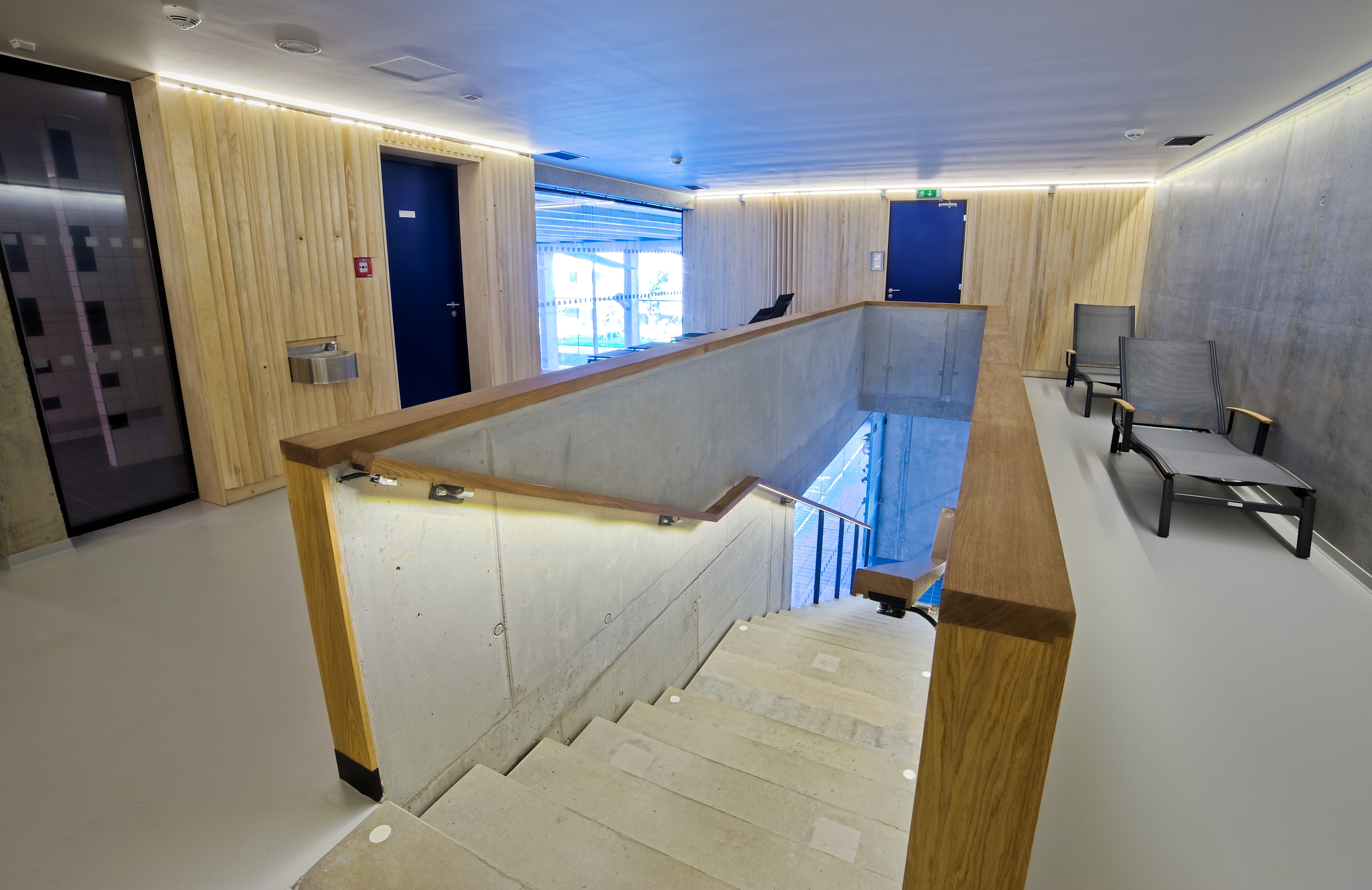 fínska sauna a odpočíváreň