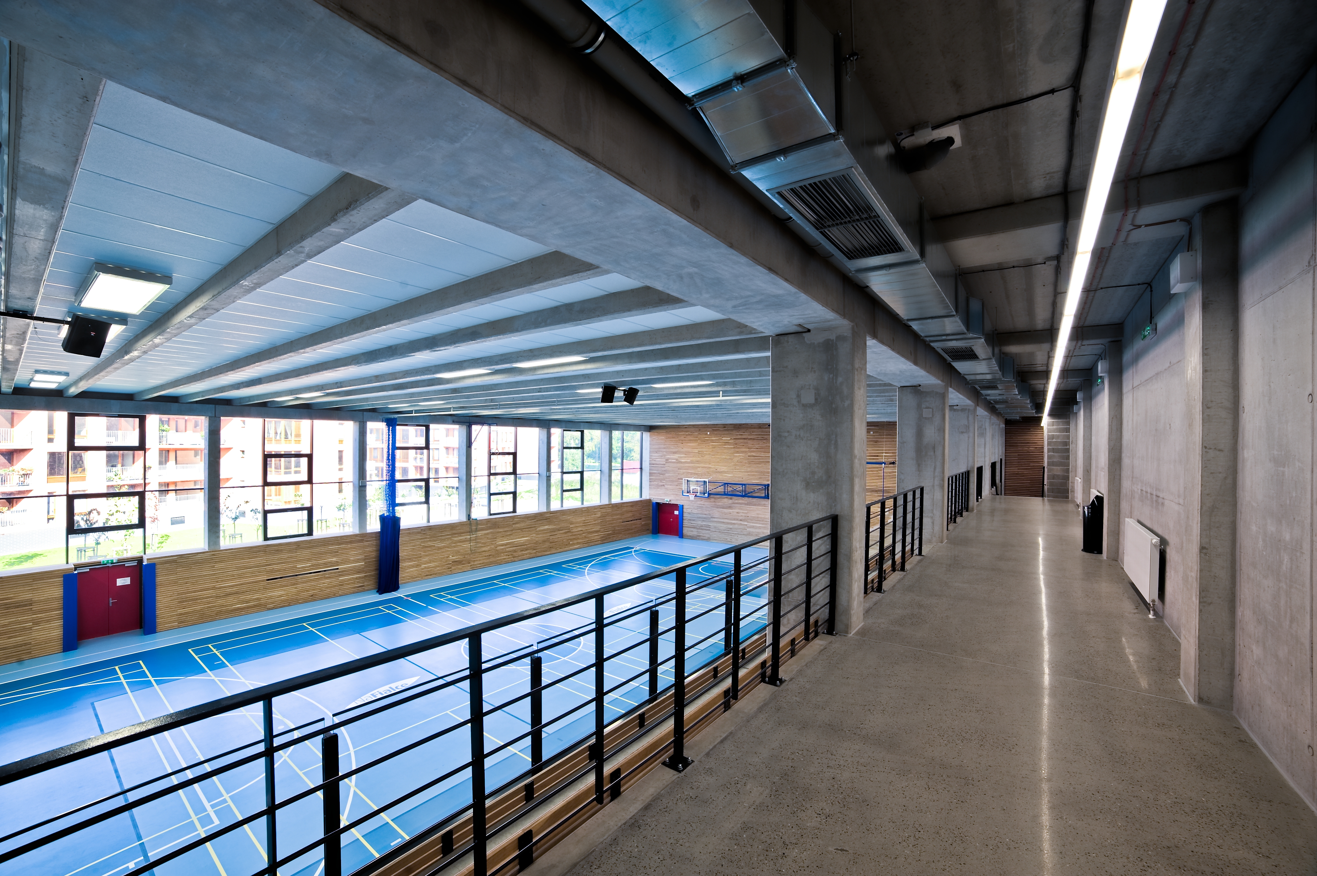 tribúna telocvične