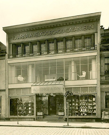 Wenkeův obchodní dům - dobová fotografie