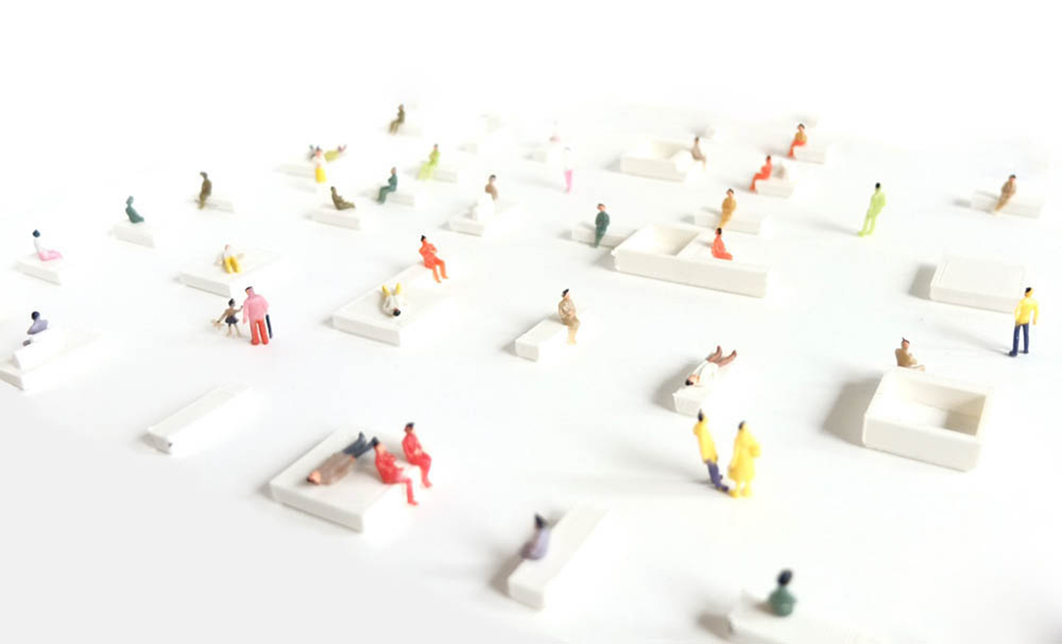 Prototyp mobiliáru Mariahilfer Strasse