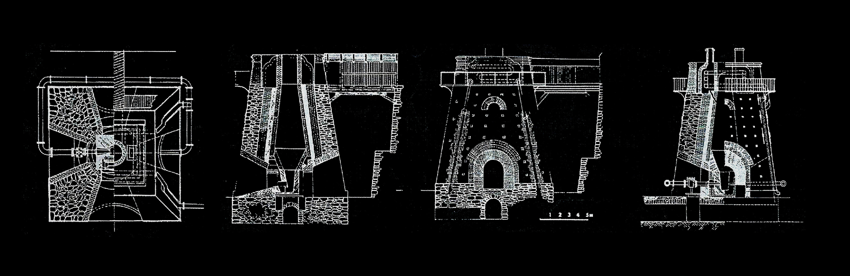 Podoba vysokej pece v schémach