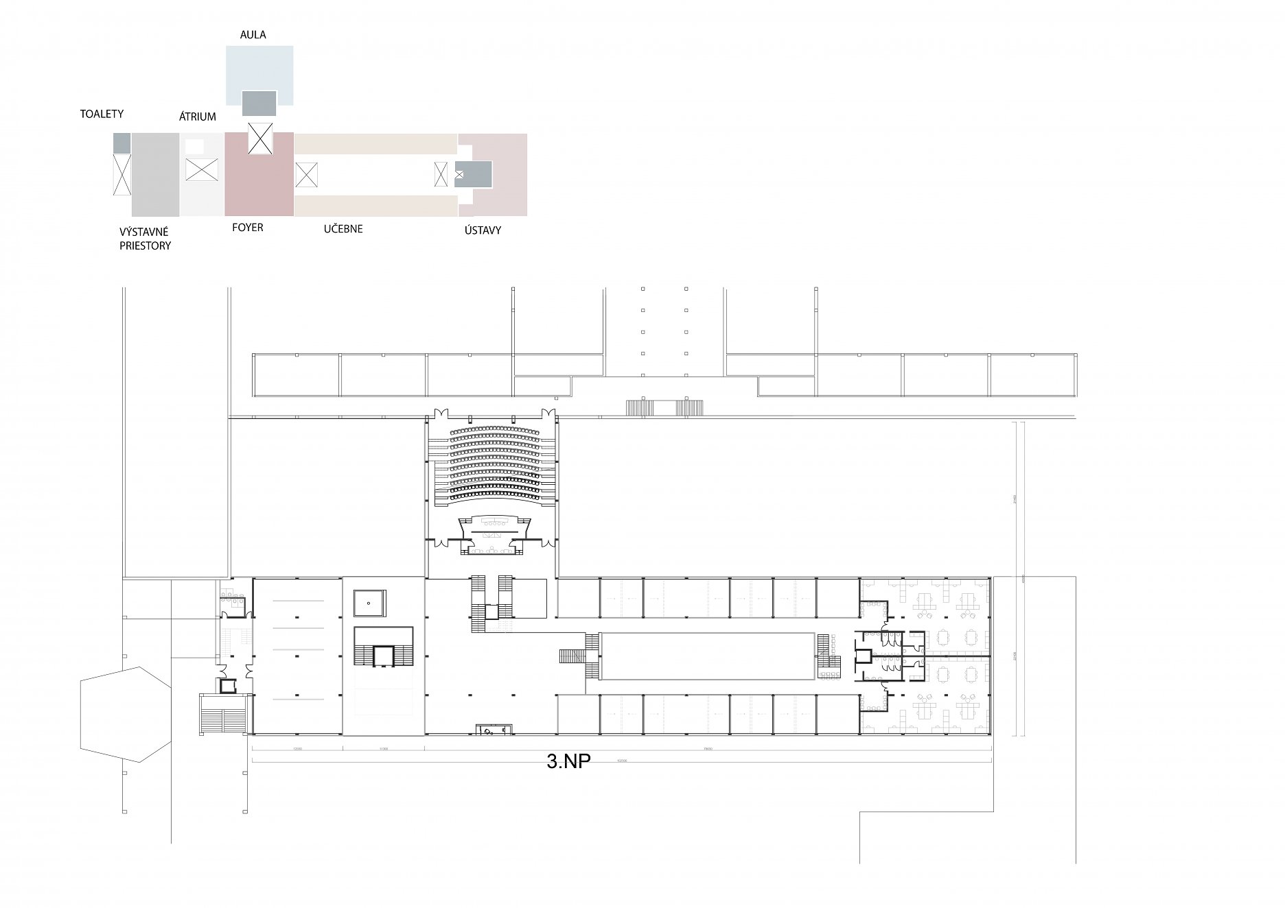 Pôdorys 3. NP