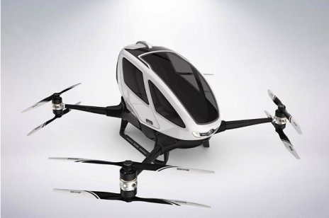 Už skoro seriózny dron pre prepravu reálnych ľudí