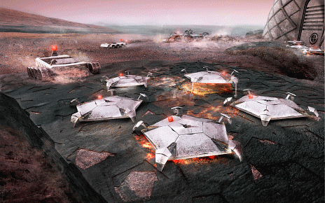 „Prvú budovu na Marse postavia roboti, naprogramovaní ako termiti,“ hovorí spoluautor návrhu