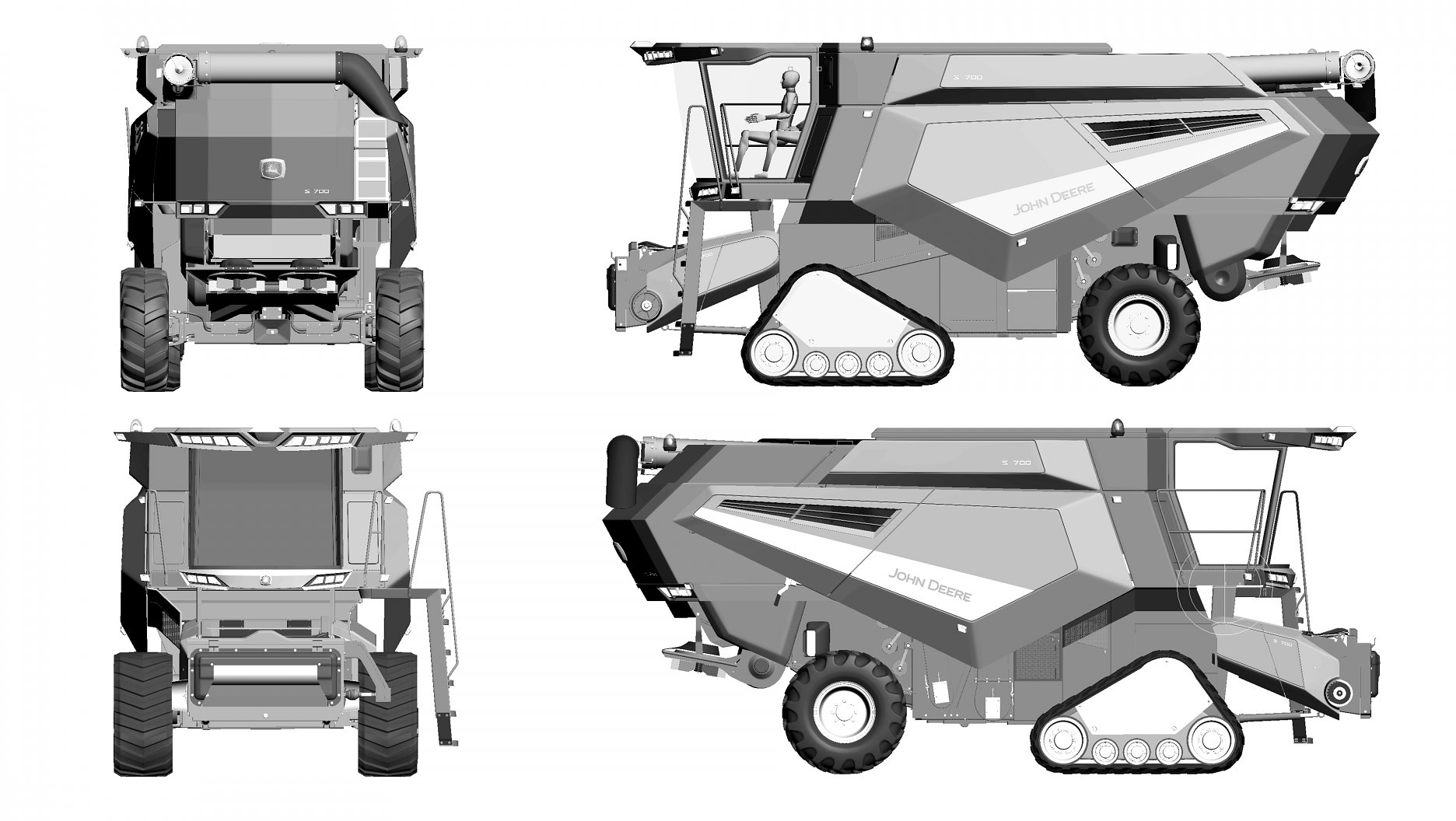 Výkresová časť - pohľady
