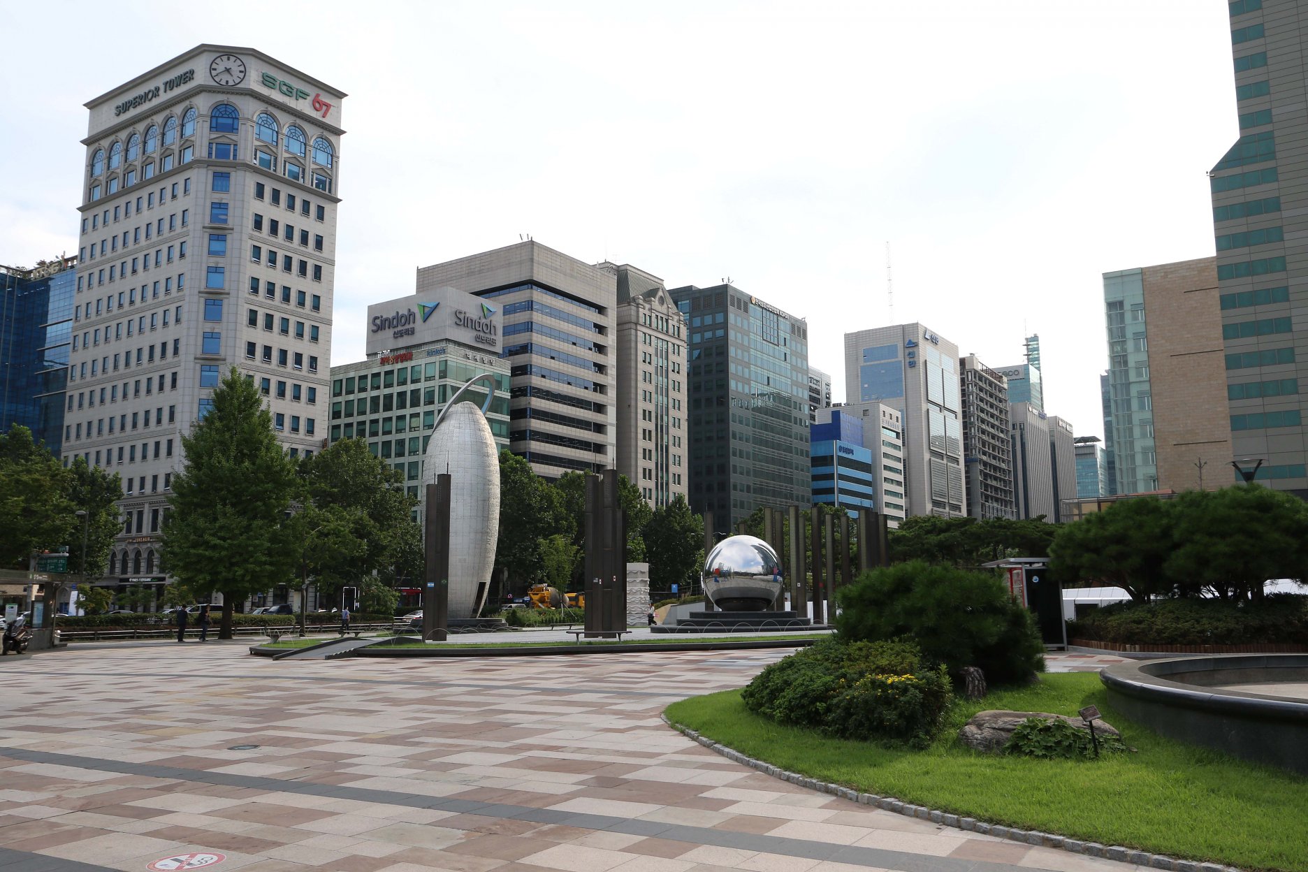 Štvrť Gangnam-Gu, rozmanitosť foriem a štruktúr